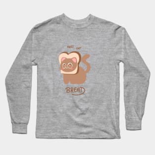 Bread Catto - Make Dat Bread! Long Sleeve T-Shirt